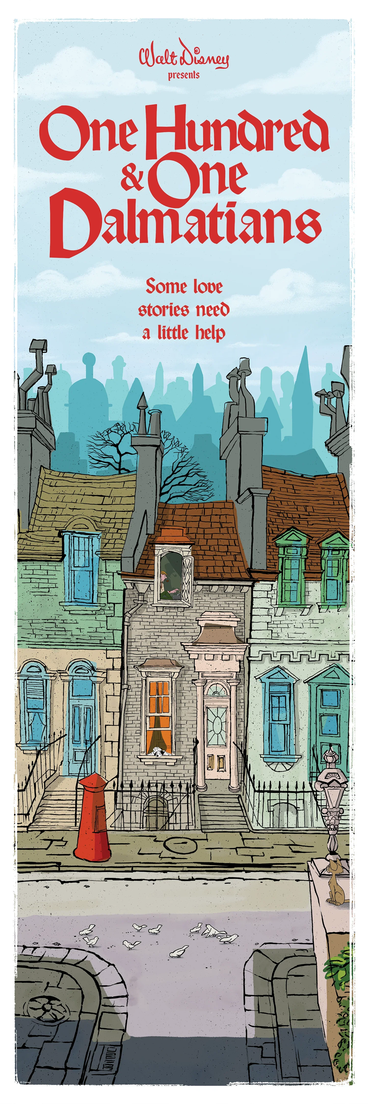 101 Dalmatians – Color by Ben Harman – Limited Edition Fine Art Print (76/100)