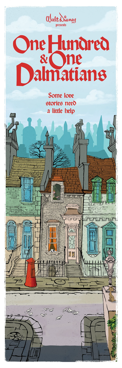 101 Dalmatians – Color by Ben Harman – Limited Edition Fine Art Print (76/100)