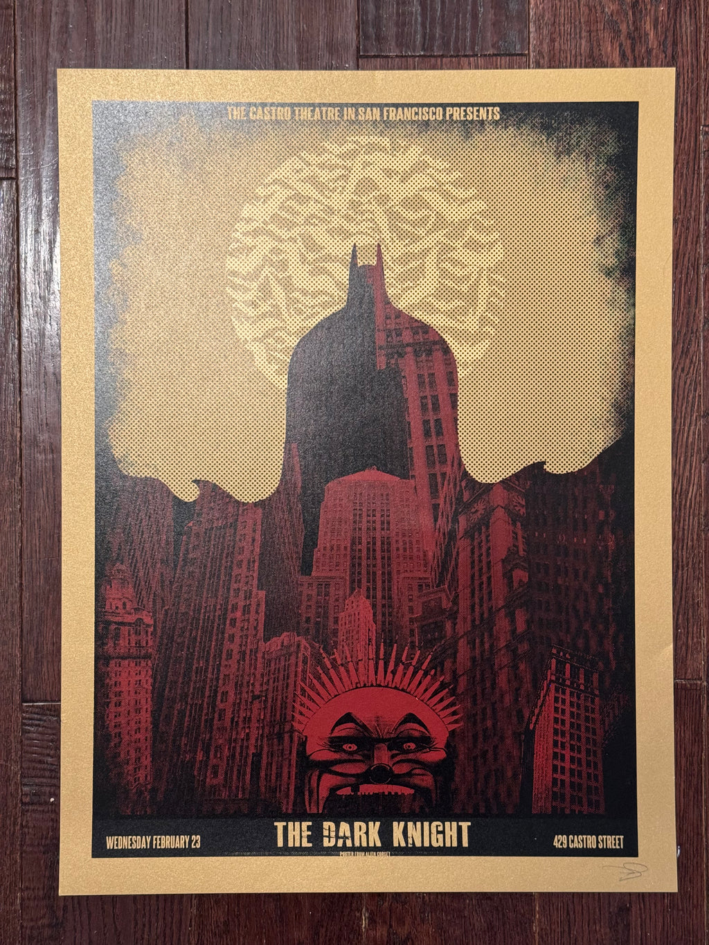 Batman – The Dark Knight (Castro Theatre) by David O'Daniel – Screen Print