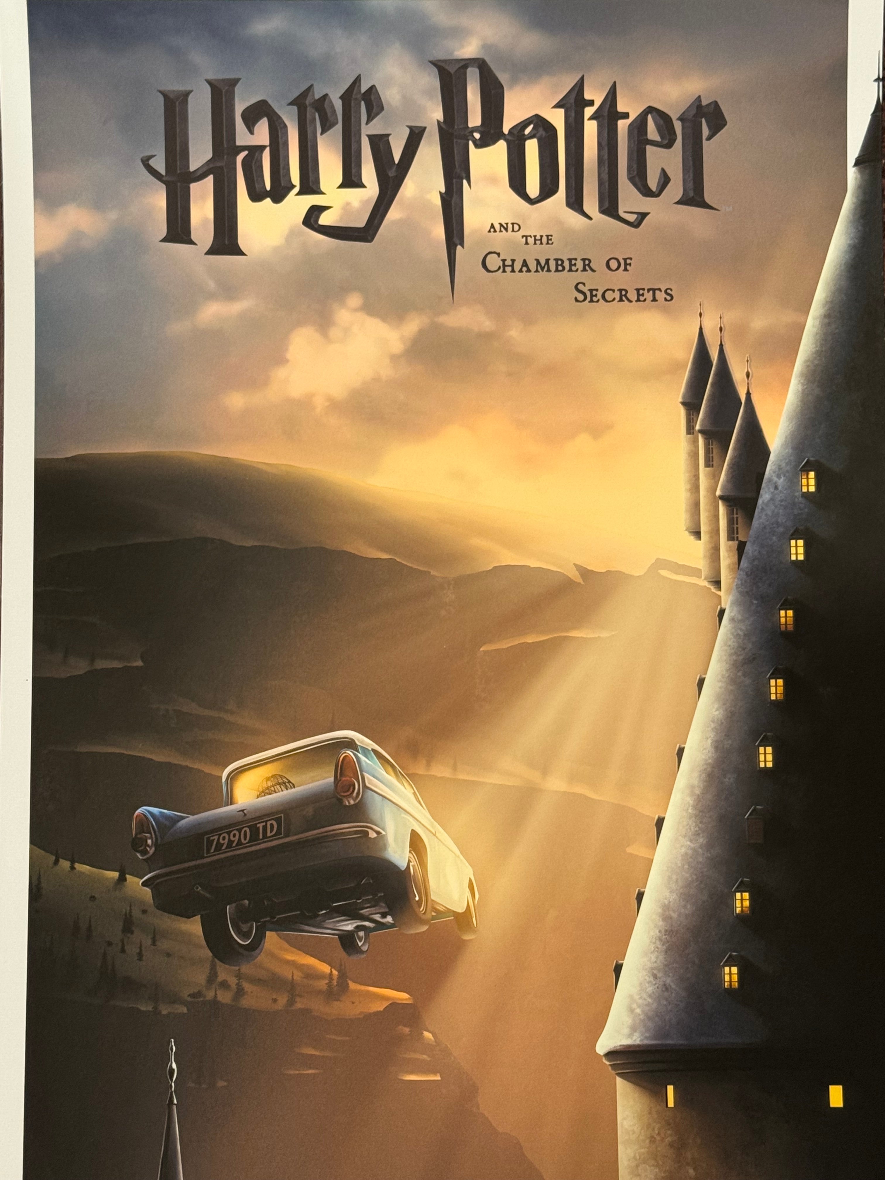 Harry Potter – Journey Through Hogwarts – 7-Print Fine Art Set by Ben Harman – Years 1 through 7