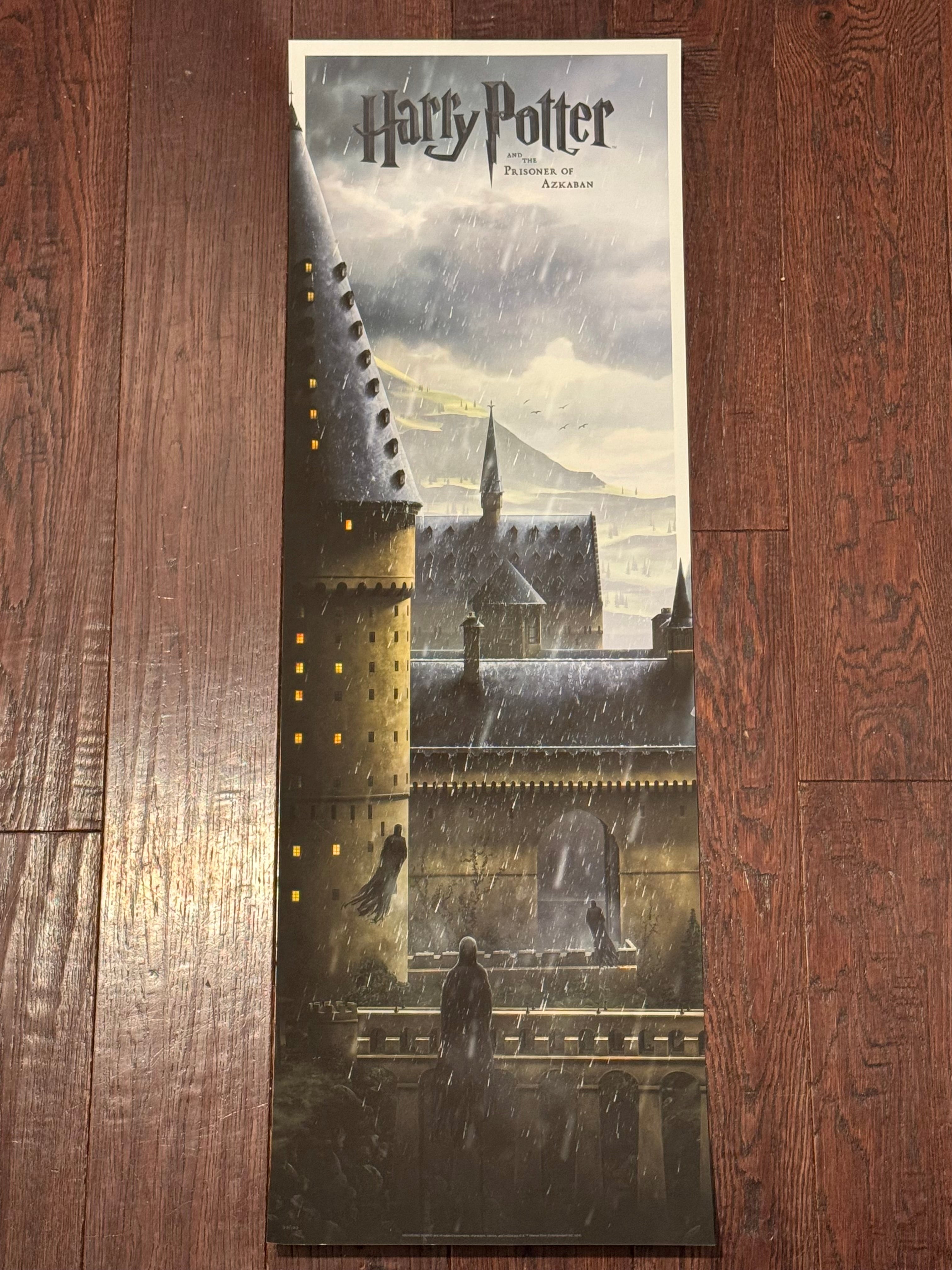 Harry Potter – Journey Through Hogwarts – 7-Print Fine Art Set by Ben Harman – Years 1 through 7