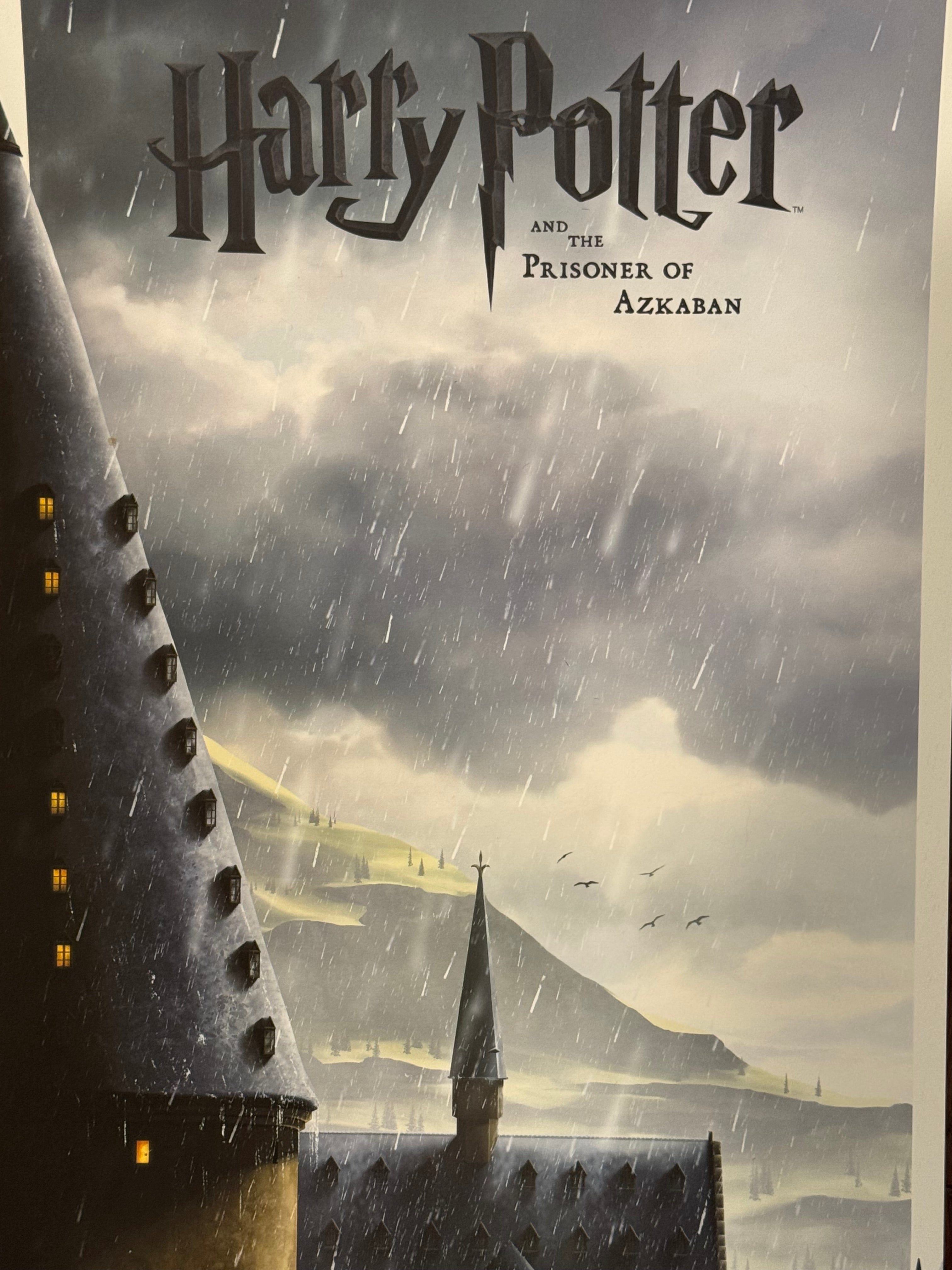 Harry Potter – Journey Through Hogwarts – 7-Print Fine Art Set by Ben Harman – Years 1 through 7