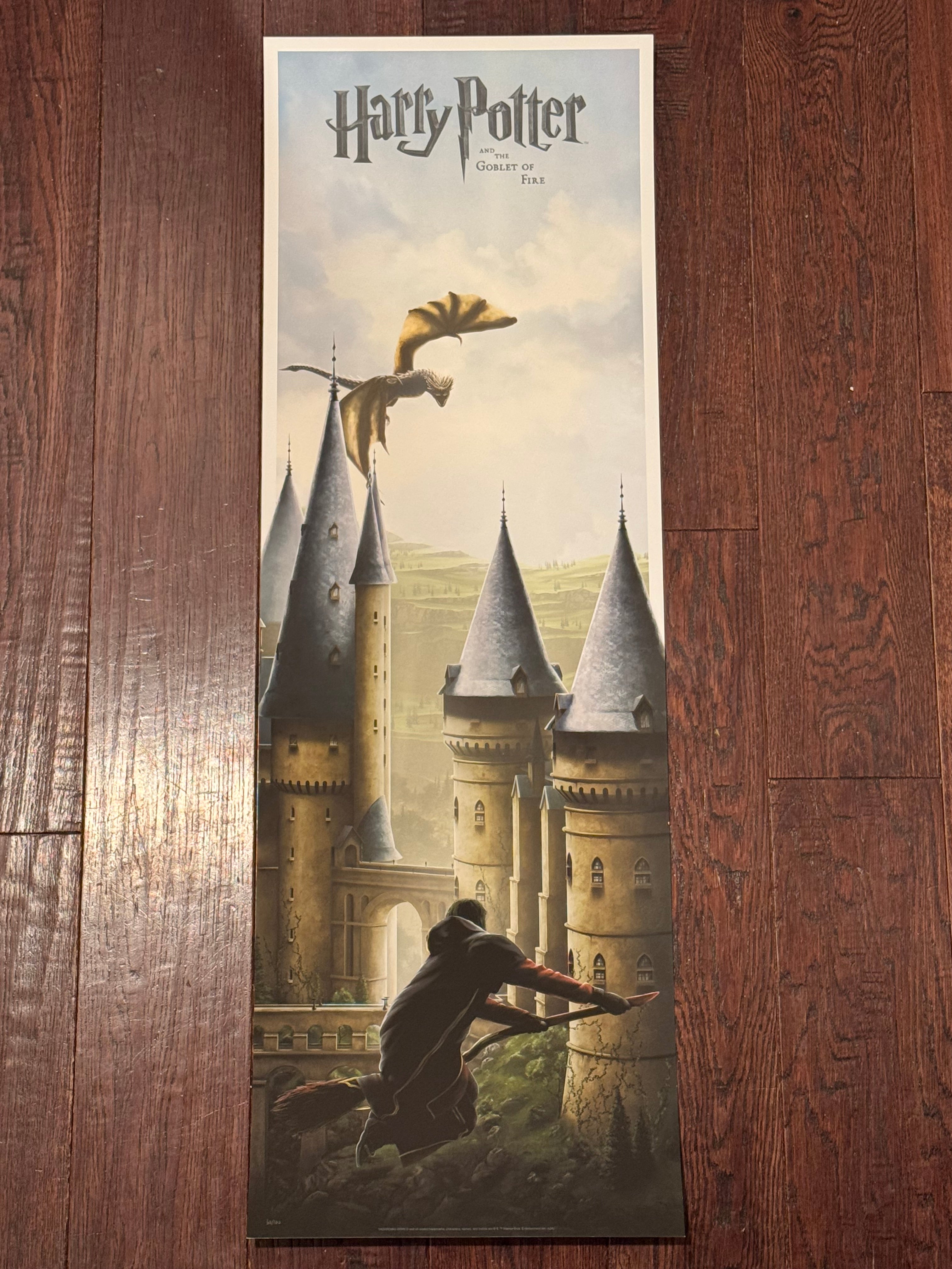 Harry Potter – Journey Through Hogwarts – 7-Print Fine Art Set by Ben Harman – Years 1 through 7