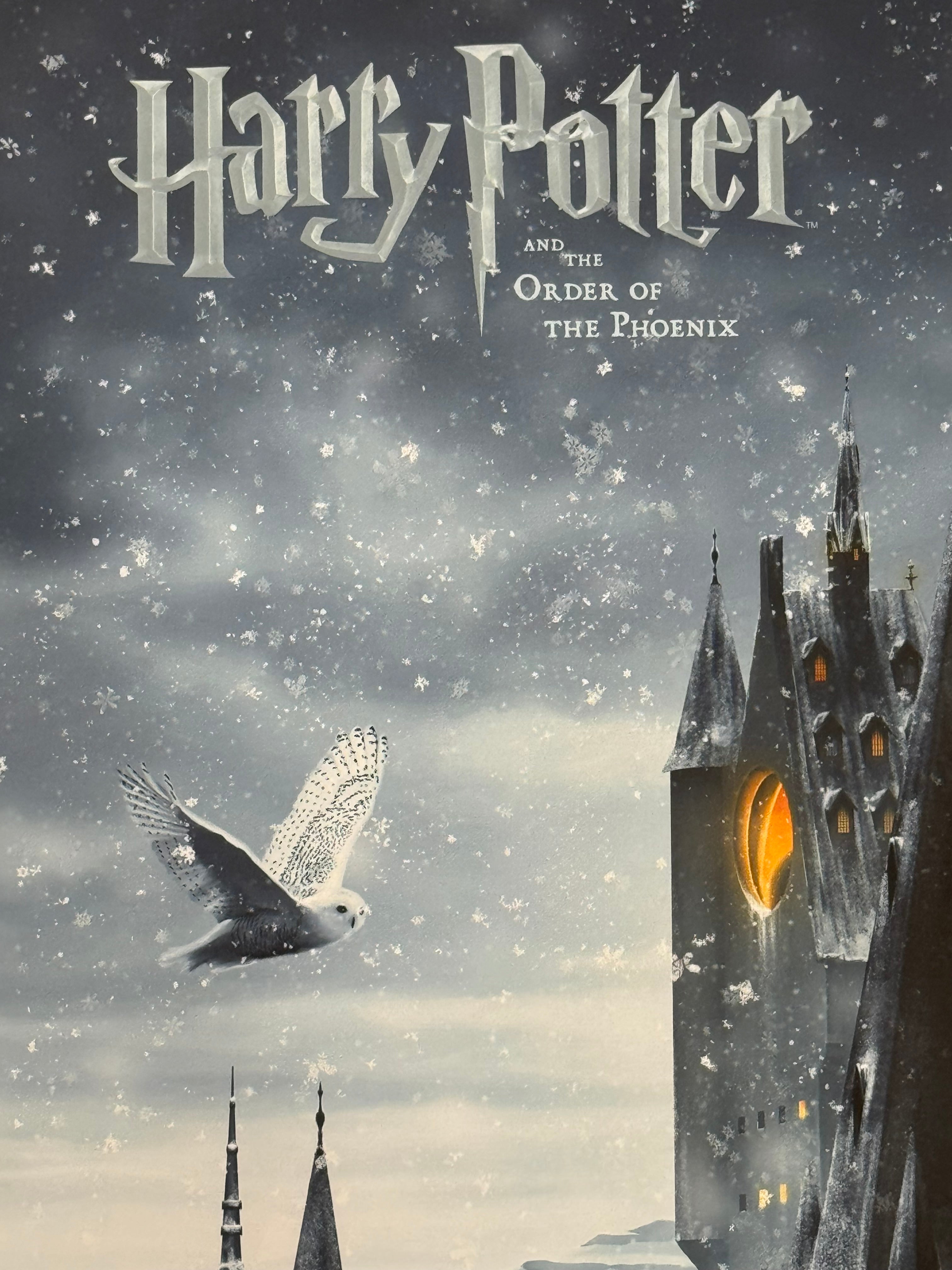 Harry Potter – Journey Through Hogwarts – 7-Print Fine Art Set by Ben Harman – Years 1 through 7