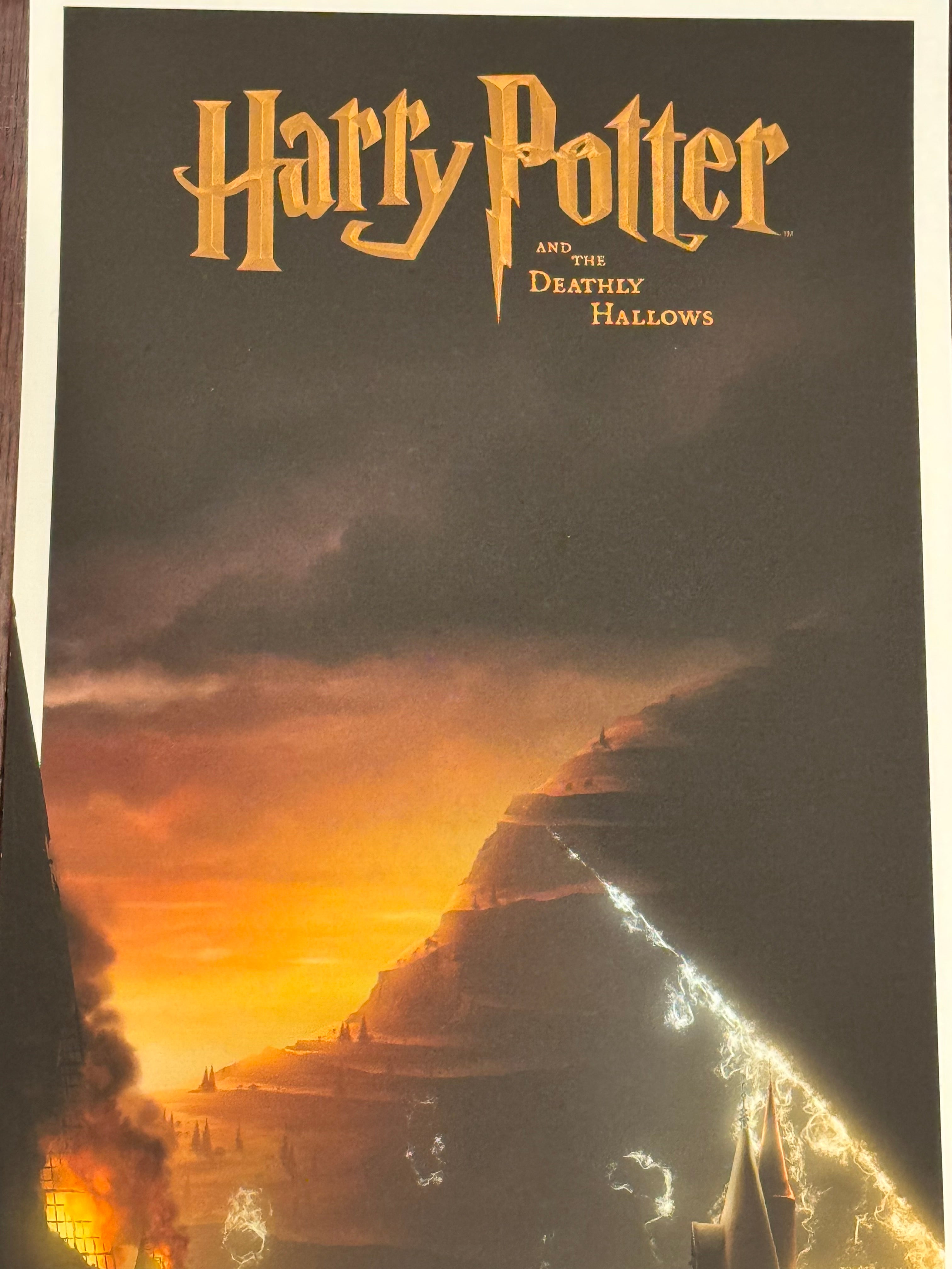 Harry Potter – Journey Through Hogwarts – 7-Print Fine Art Set by Ben Harman – Years 1 through 7
