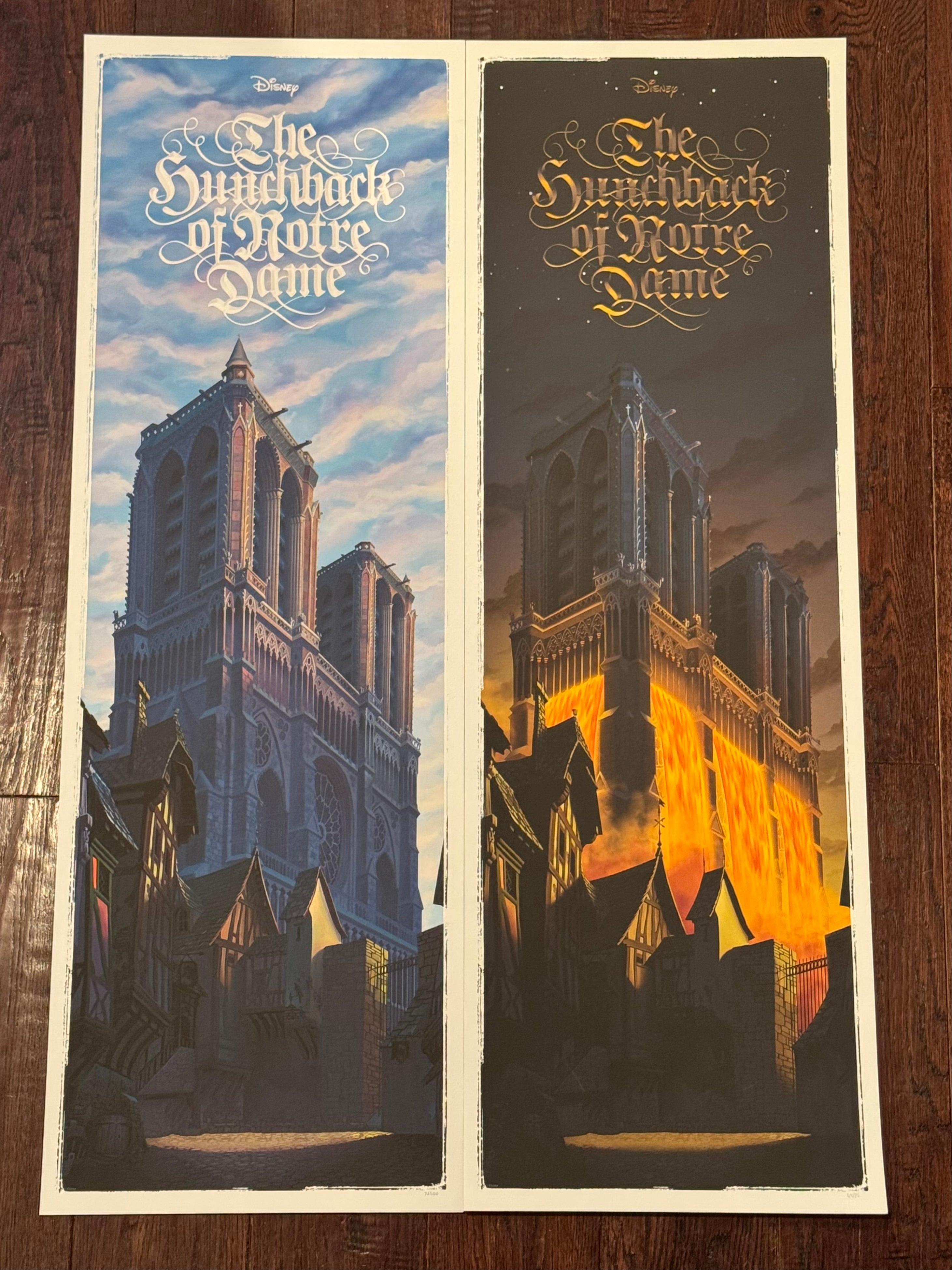 The Hunchback of Notre Dame – Day & Night Set by Ben Harman – 2-Print Fine Art Set