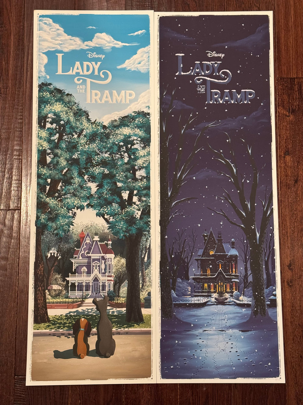 Lady and the Tramp – Day & Night Set by Ben Harman – 2-Print Fine Art Set