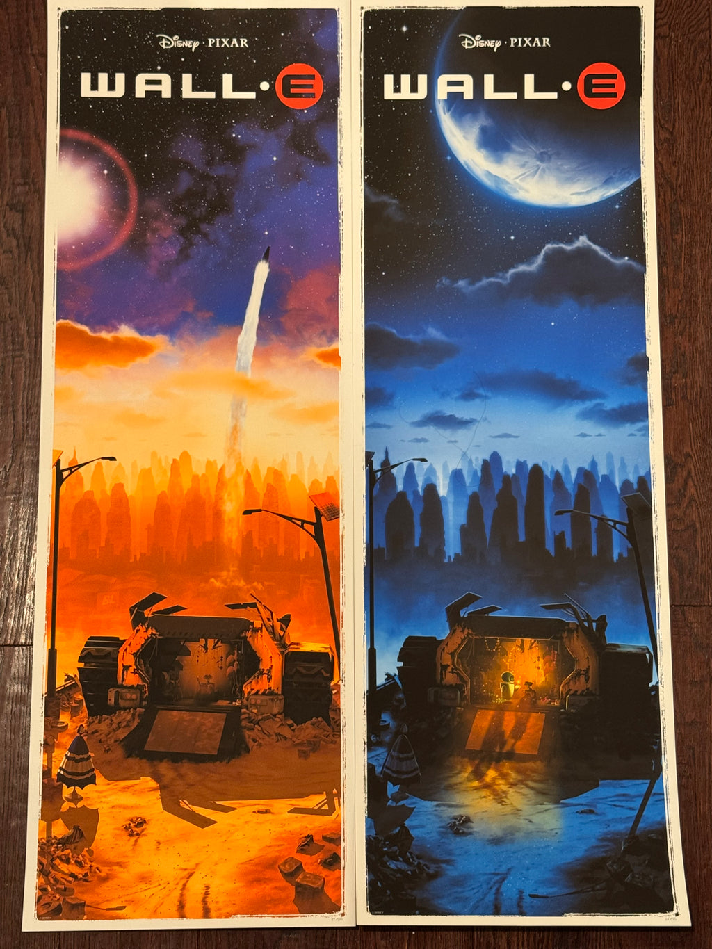 Wall-E – Day & Night Set by Ben Harman – 2-Print Fine Art Set