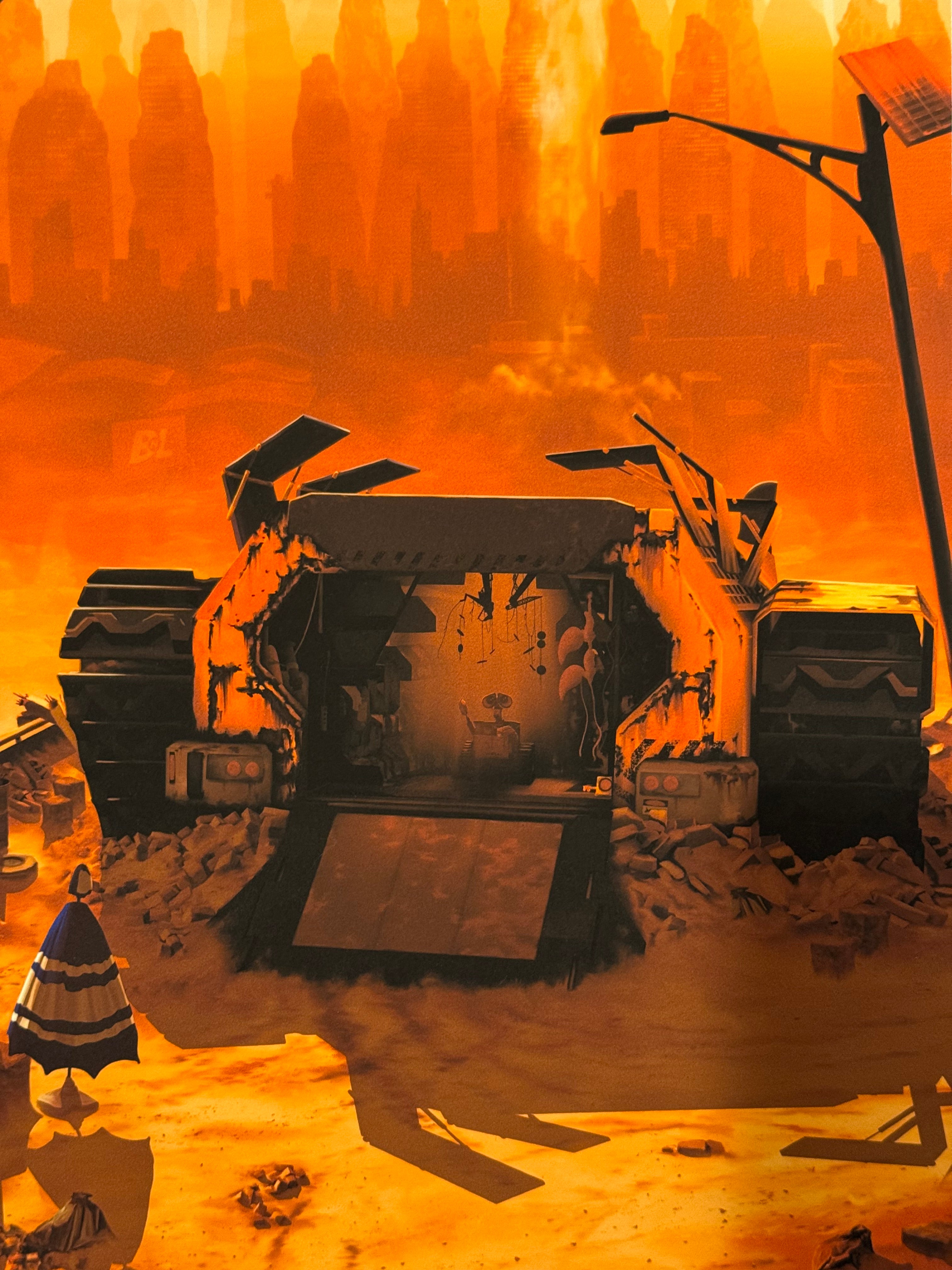 Wall-E – Day by Ben Harman – Limited Edition Fine Art Print (56/250)