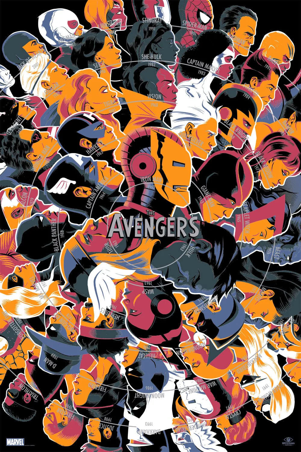 The Avengers – Variant by Matt Taylor – Screen Print (315/375)
