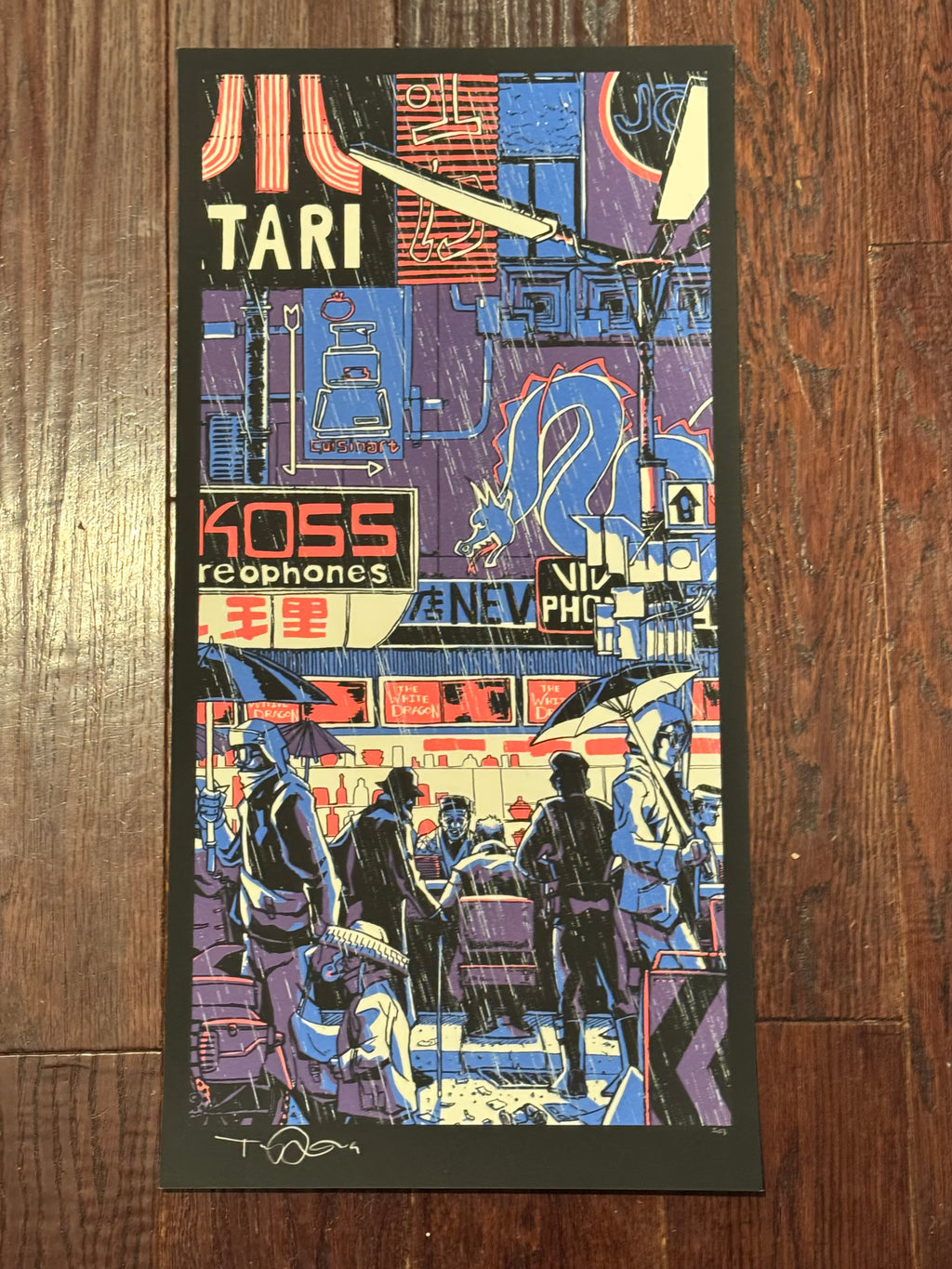 Blade Runner – "White Dragon" by Tim Doyle – Silkscreen Print (2/23)