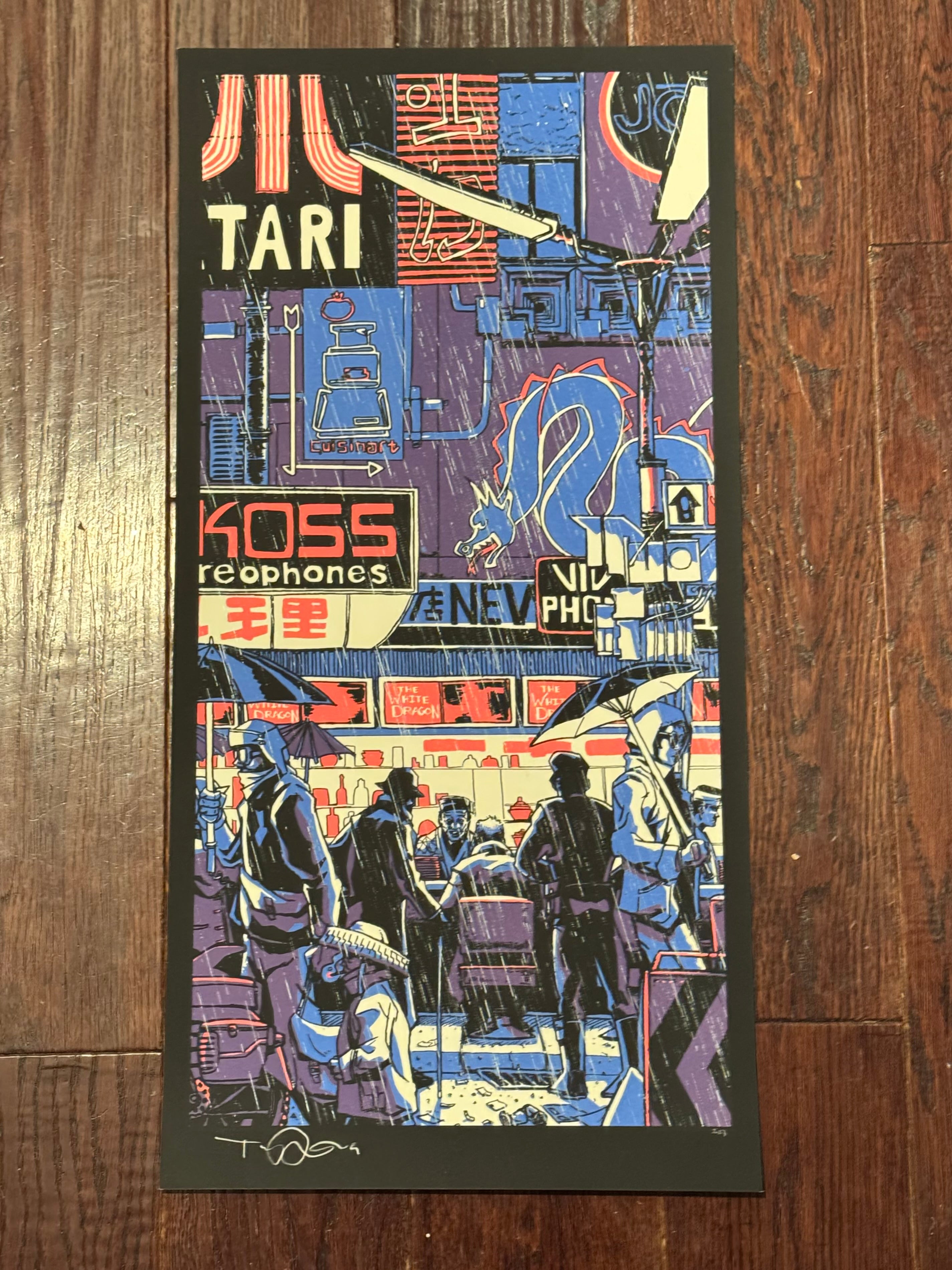 Blade Runner – "White Dragon" by Tim Doyle – Silkscreen Print (2/23)