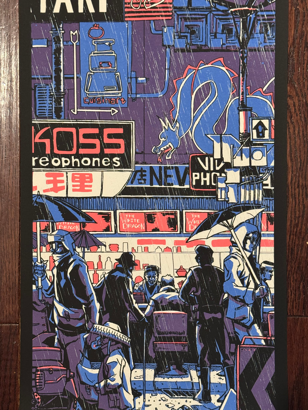 Blade Runner – "White Dragon" by Tim Doyle – Silkscreen Print (2/23)