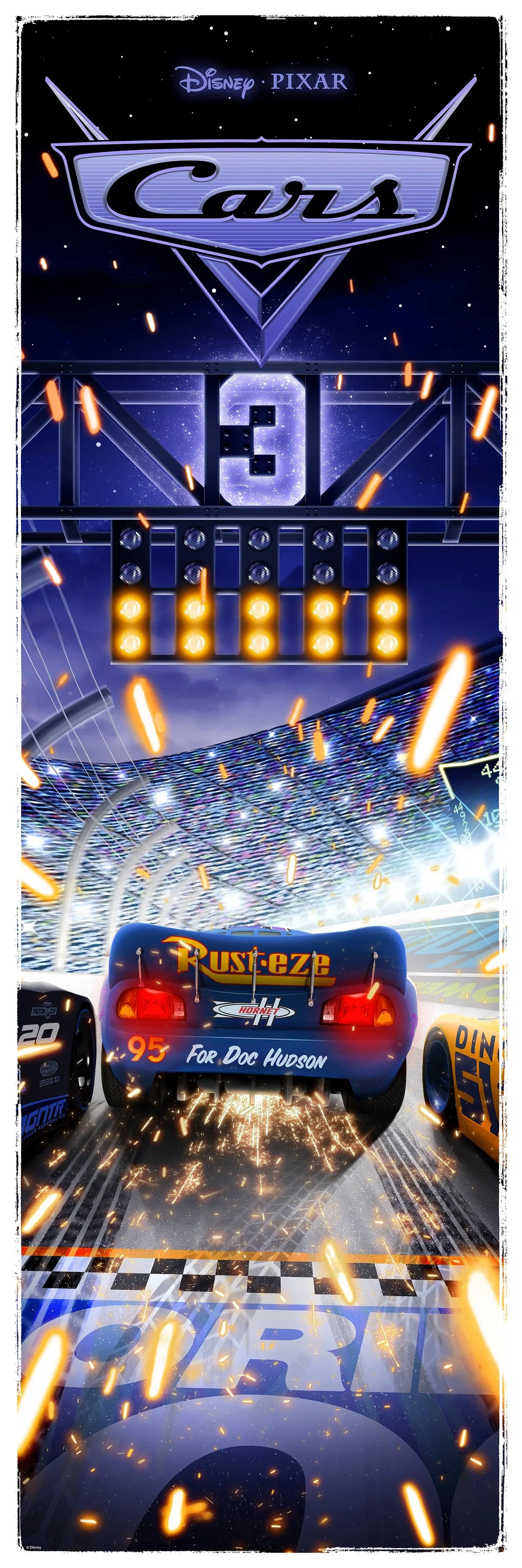 Cars 3 by Ben Harman – Limited Edition Fine Art Print (29/100)