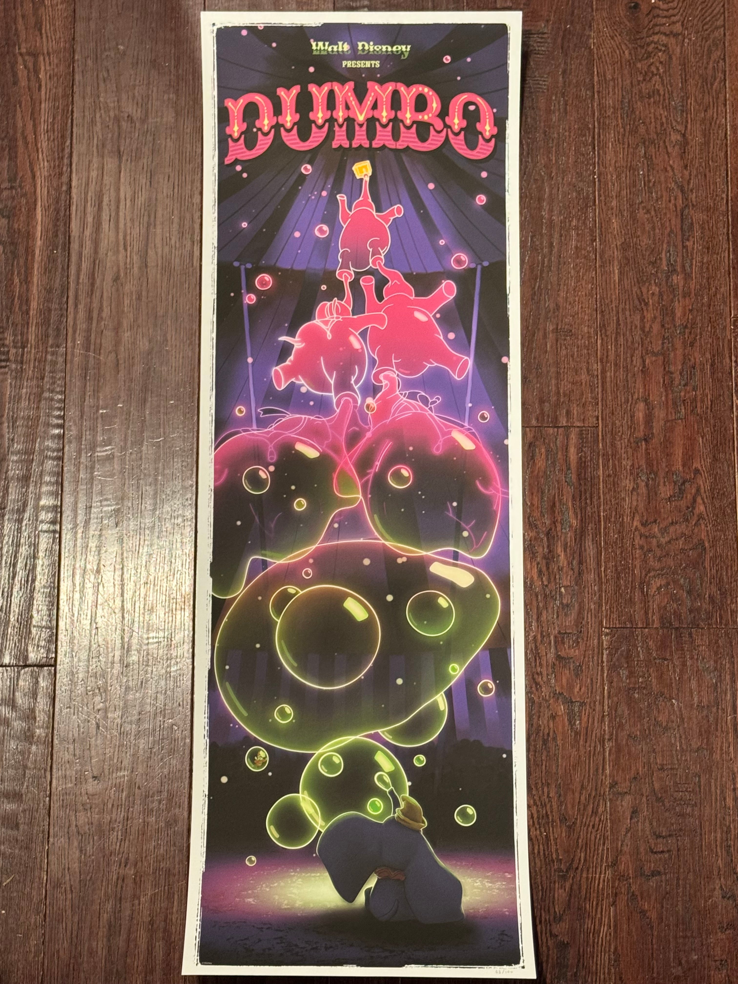 Dumbo – Night by Ben Harman – Limited Edition Fine Art Print (63/100)