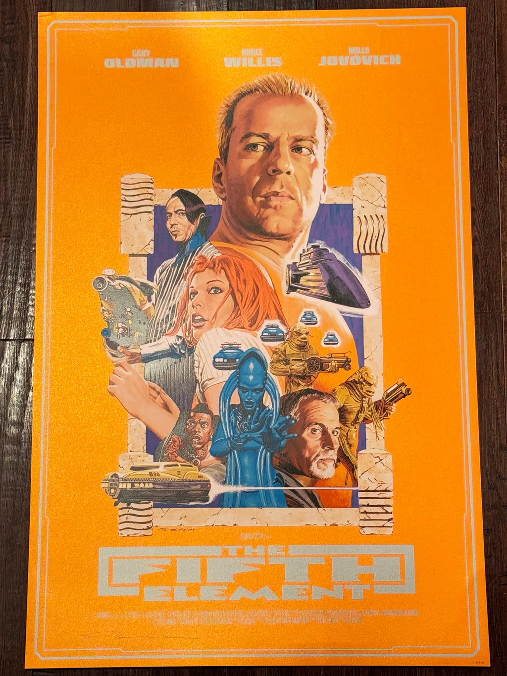 The Fifth Element – Variant Orange by Paul Mann – Screen Print (AP 11/22)