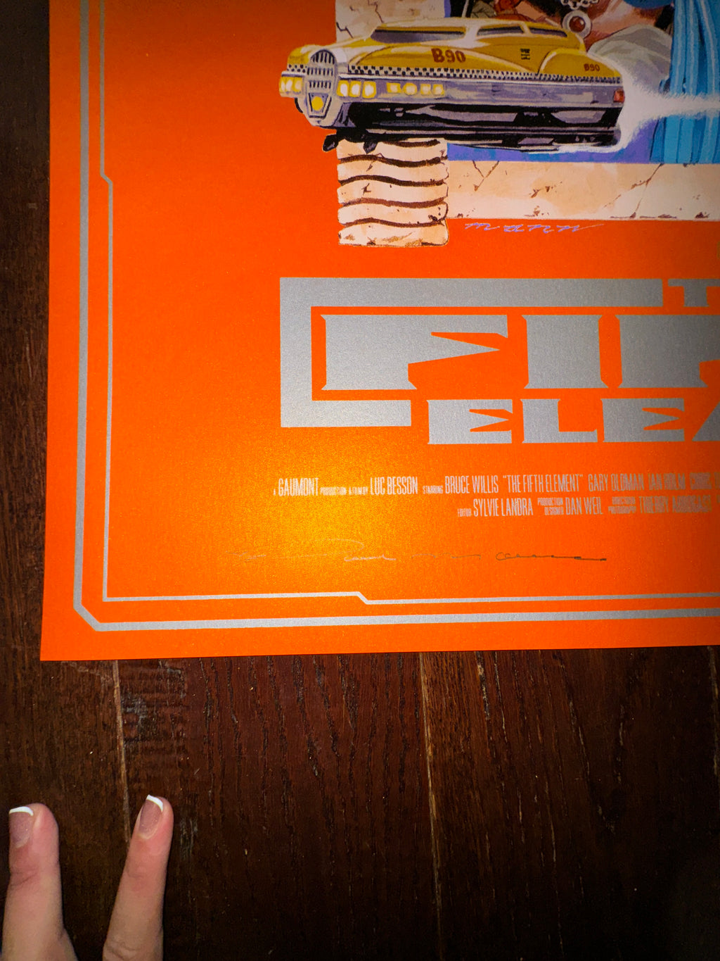 The Fifth Element – Variant Orange by Paul Mann – Screen Print (AP 11/22)