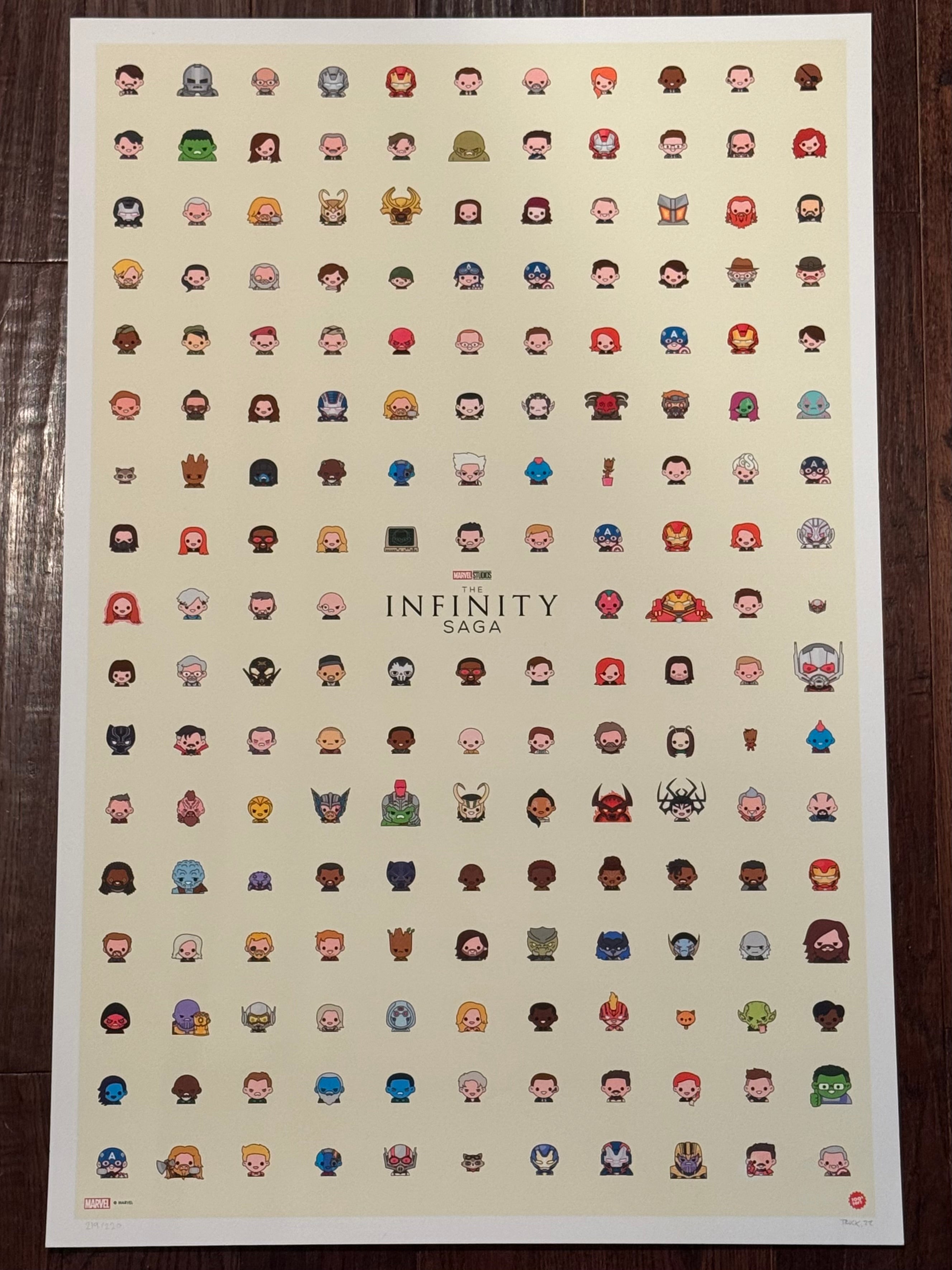 Infinity Saga – Emoji Series by Truck Torrence – Fine Art Print (219/220)