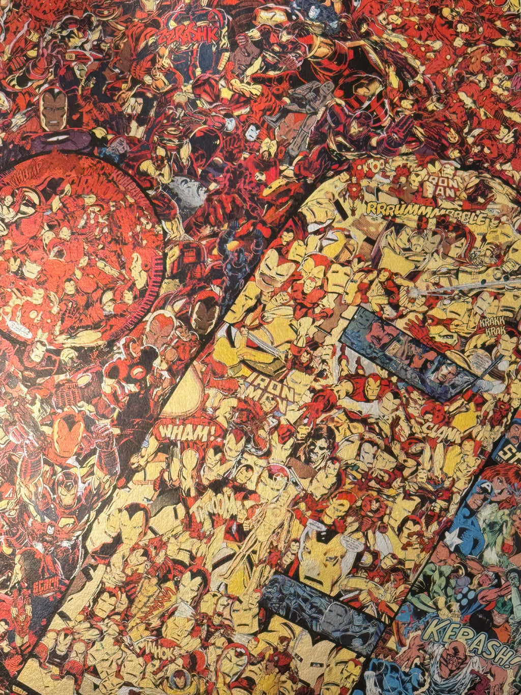 Iron Man – Collage Metallic Variant by Mr. Garcin – Fine Art Print (28/150)