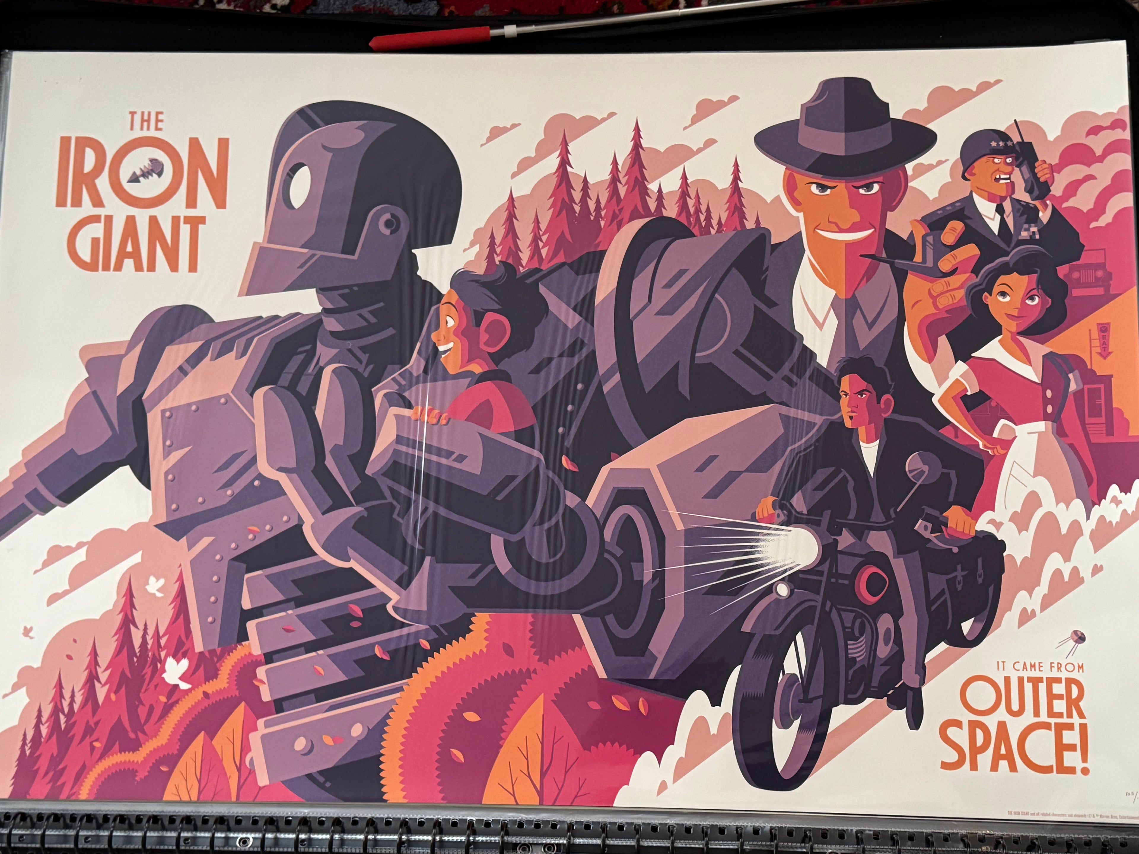 The Iron Giant – NYCC Edition by Tom Whalen – Fine Art Print (105/150)