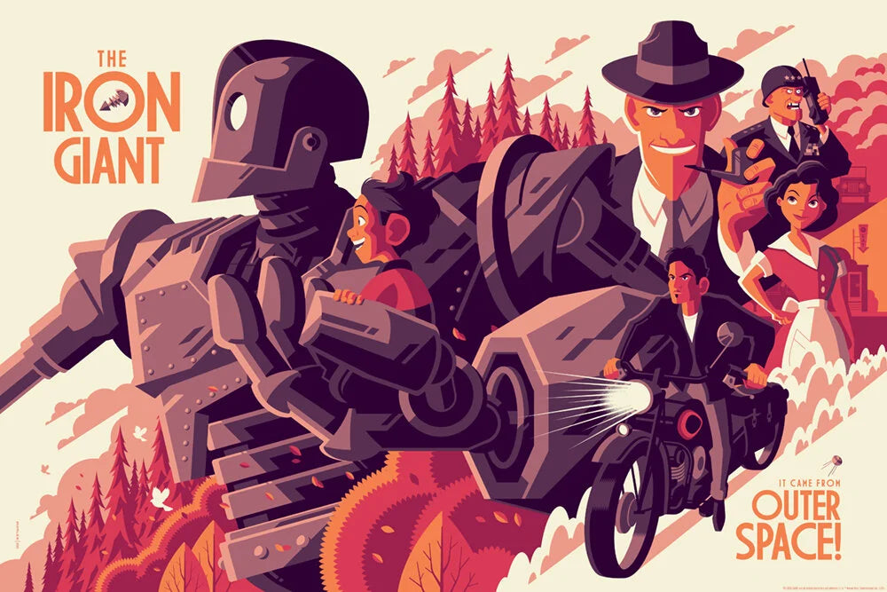 The Iron Giant – NYCC Edition by Tom Whalen – Fine Art Print (105/150)