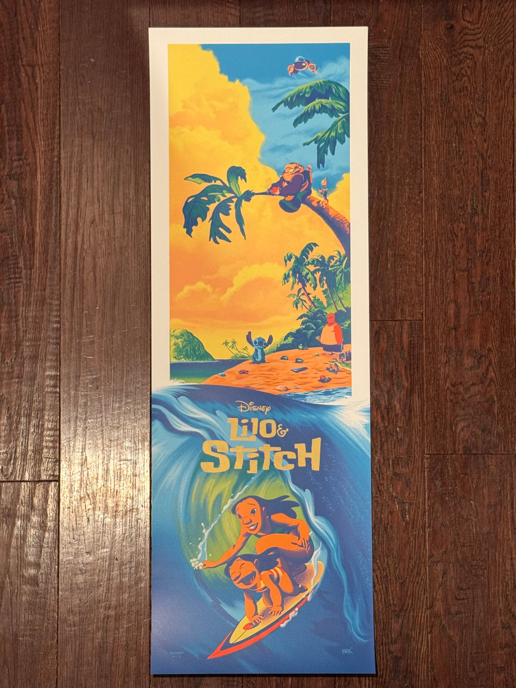 Lilo & Stitch – Foil Edition by Mark Englert – Fine Art Print (23/50)