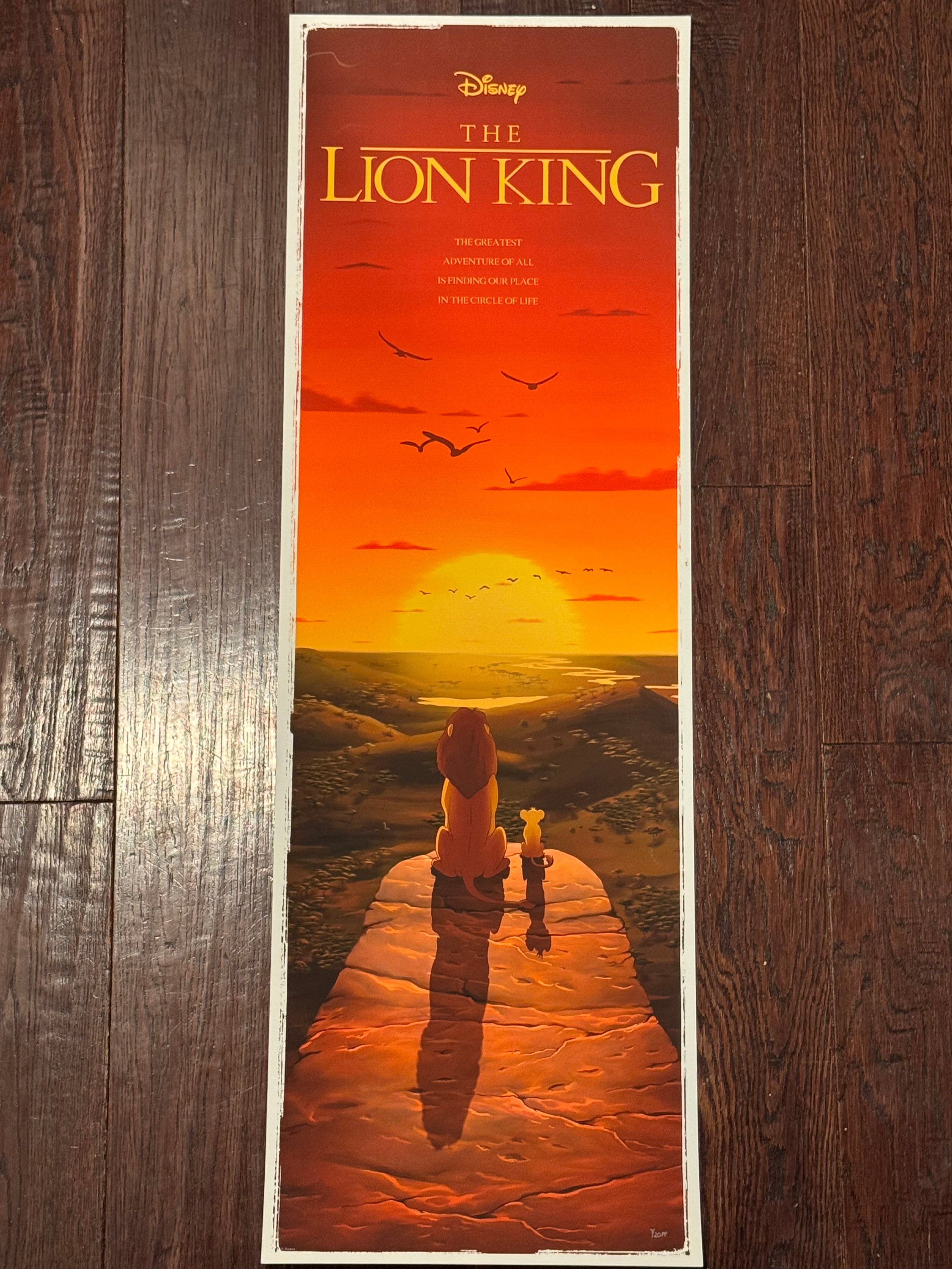 Lion King – Art Print by Ben Harman – Printer's Proof (PP) (7/20)
