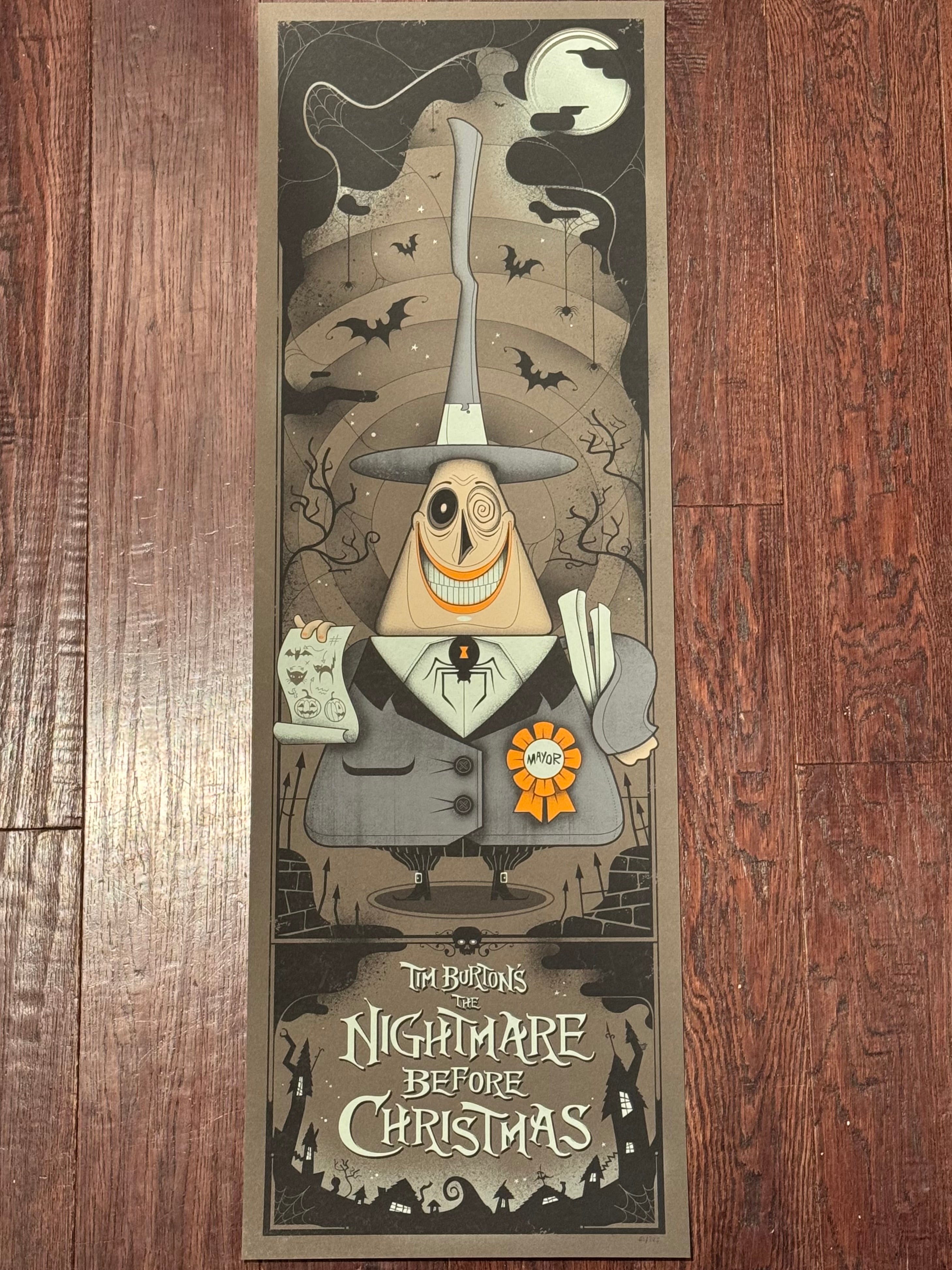 The Nightmare Before Christmas – Mondo Edition by Graham Erwin – Fine Art Print (63/325)