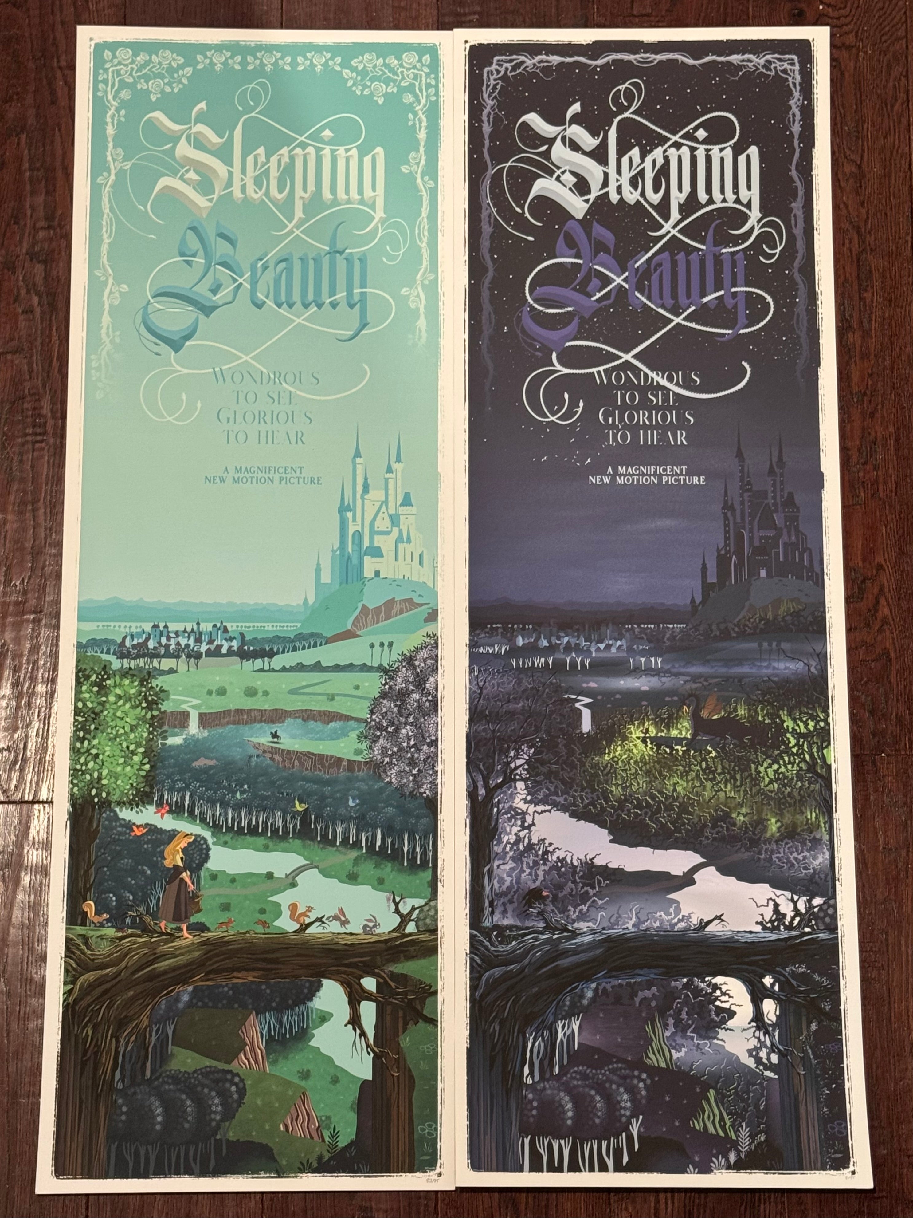 Sleeping Beauty – Day & Night Set by Ben Harman – 2-Print Fine Art Set