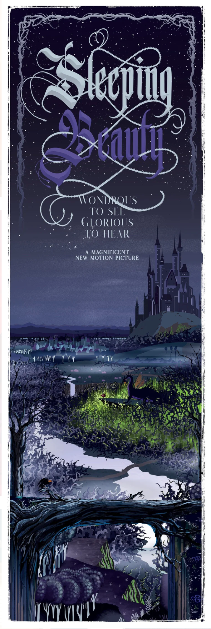 Sleeping Beauty – Day & Night Set by Ben Harman – 2-Print Fine Art Set