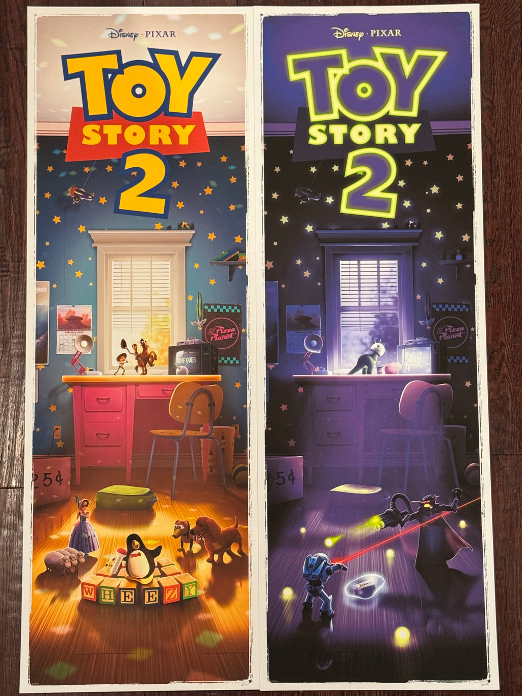 Toy Story Trilogy by Ben Harman – 5-Print Fine Art Set