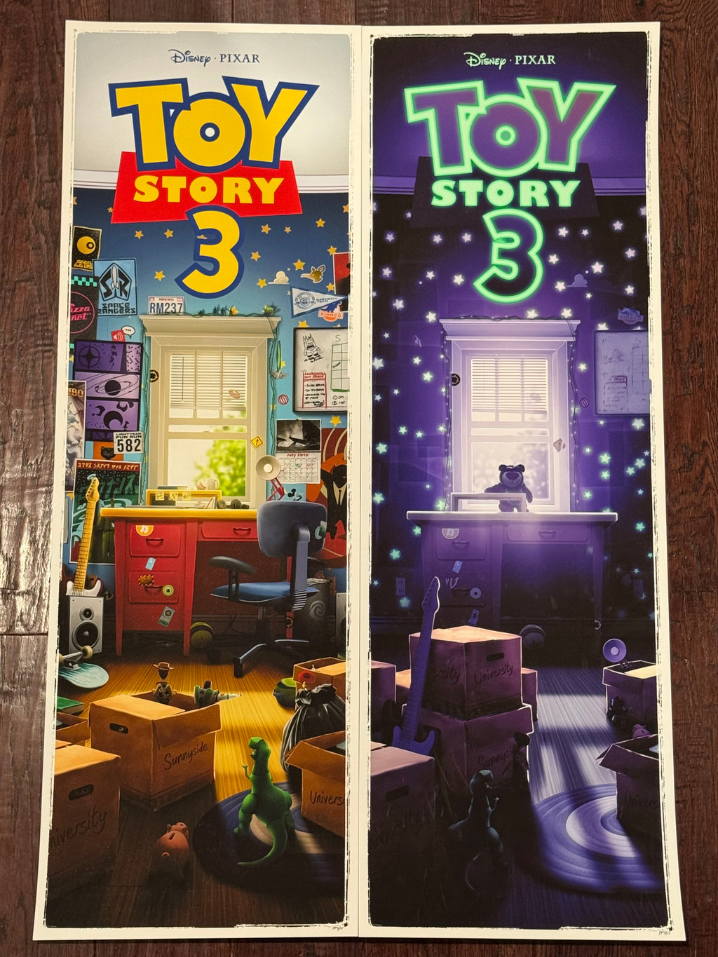 Toy Story Trilogy by Ben Harman – 5-Print Fine Art Set