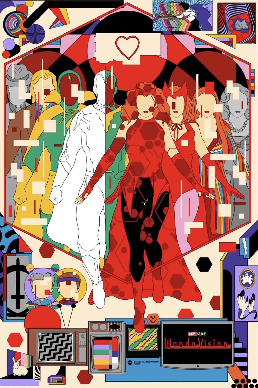 WandaVision – SDCC Edition by Murugiah – Fine Art Print (141/270)