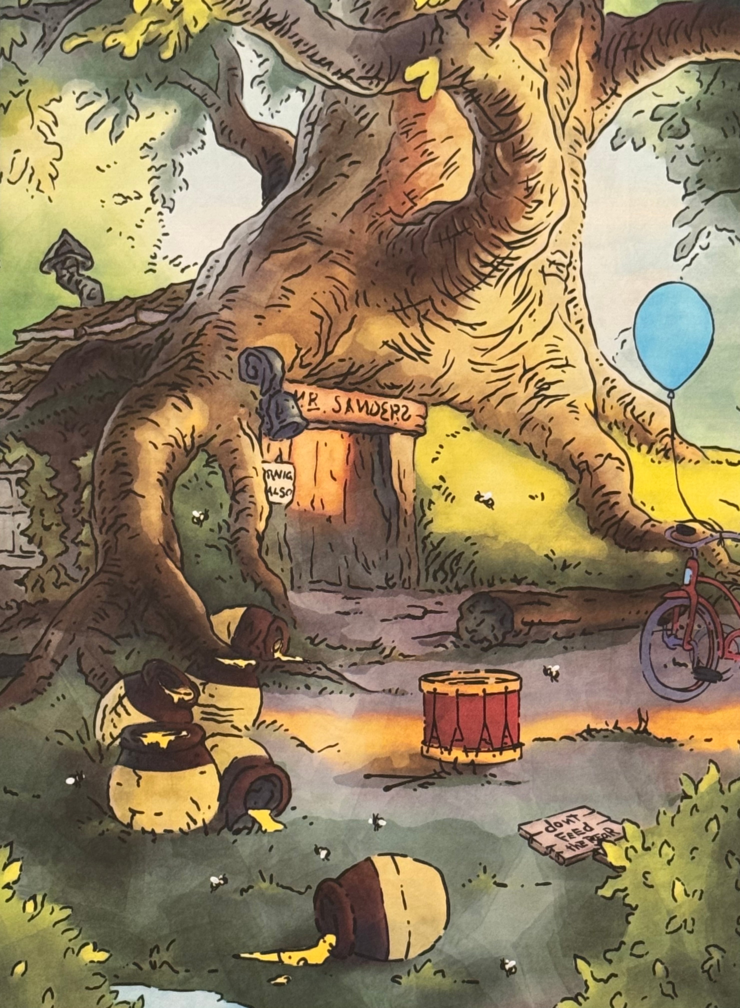 Winnie the Pooh by Ben Harman – Limited Edition Fine Art Print (118/125)