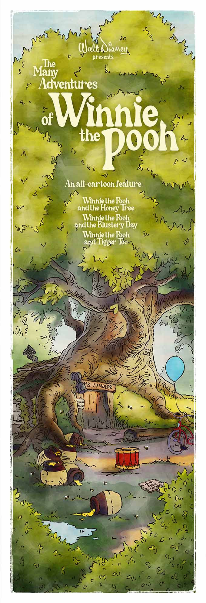 Winnie the Pooh by Ben Harman – Limited Edition Fine Art Print (118/125)
